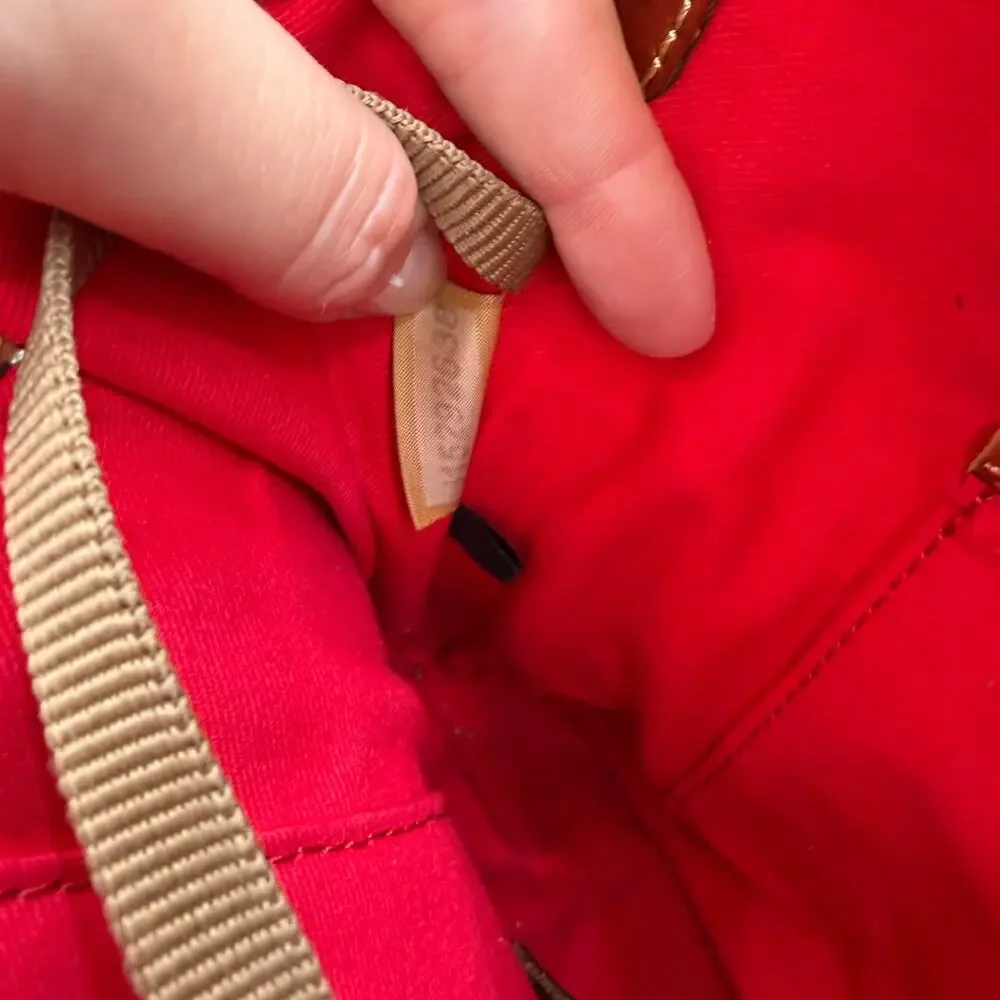 Dooney & Bourke Pebble Grain Leather Zip Satchel Purse